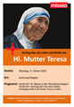 Vortrag Hl. Mutter Teresa