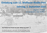 11. Wolfauer Riedlefest